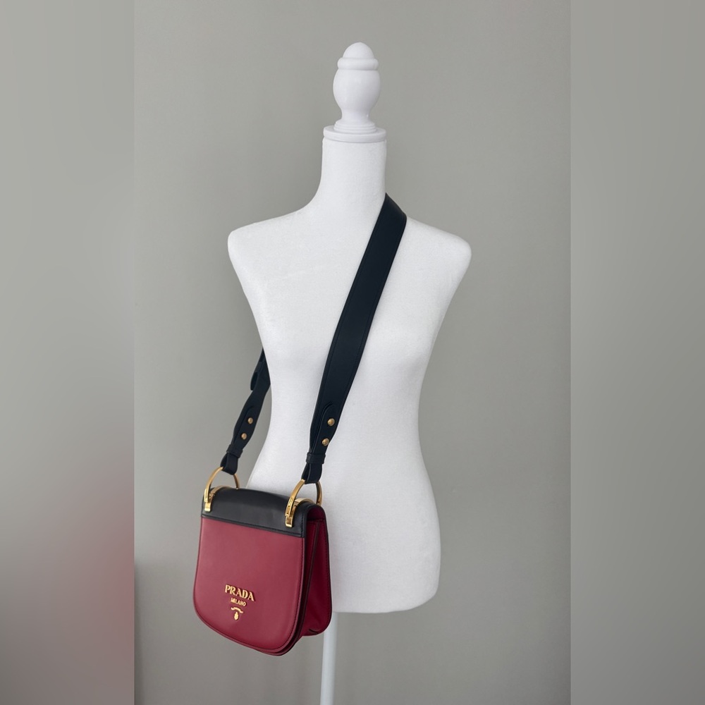 Prada Calfskin Pionniere Saddle Crossbody Bag - Picture 5 of 5